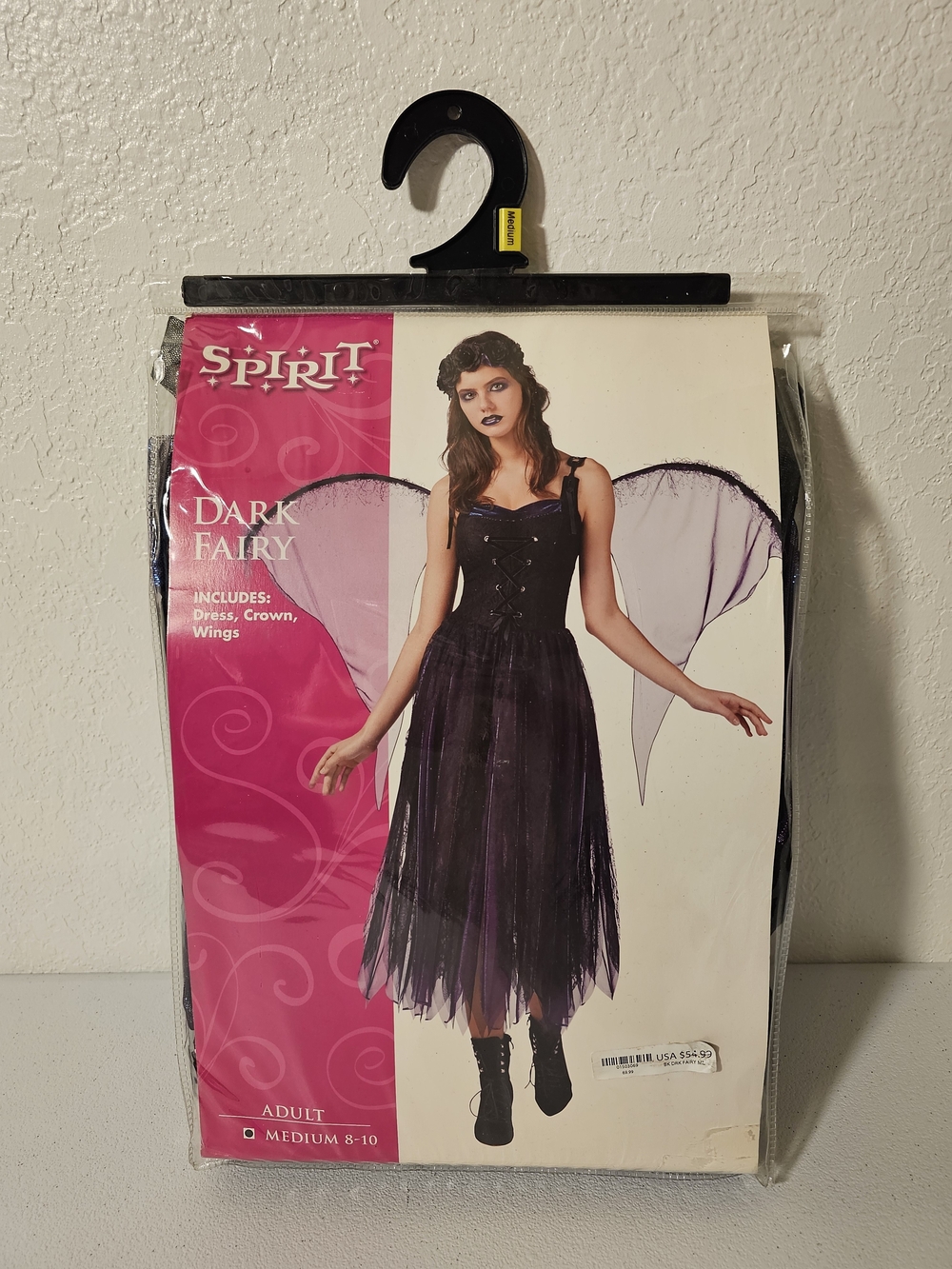 Spirit Dark Fairy Costume - Black & Purple